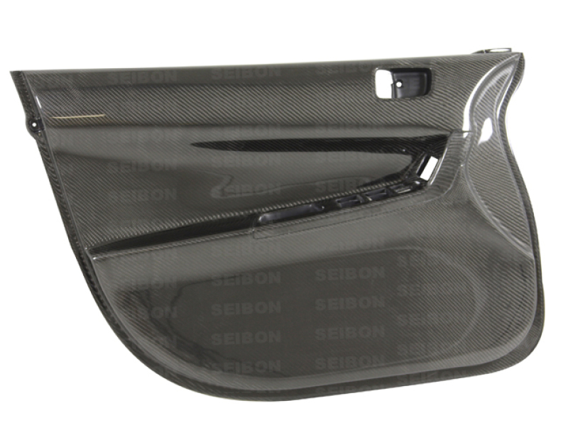 Seibon 08-12 Mitsubishi Evo Carbon Fiber Front Door Panels - DP0809MITEVOX-F