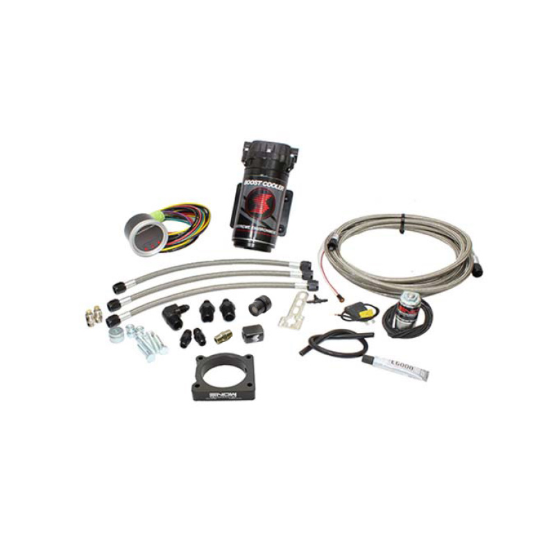 Snow Performance 11-17 F-150 Stg 2 Boost Cooler Water Inj. Kit (SS Brd Line/4AN Fittings) w/o Tank - SNO-2133-BRD-T