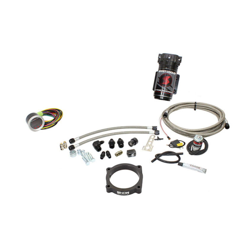 Snow Performance Stg 2 Bst Cooler Challenger Hellcat Water Inj Kit (SS Brded Line/4AN Fit) w/o Tank - SNO-2171-BRD-T