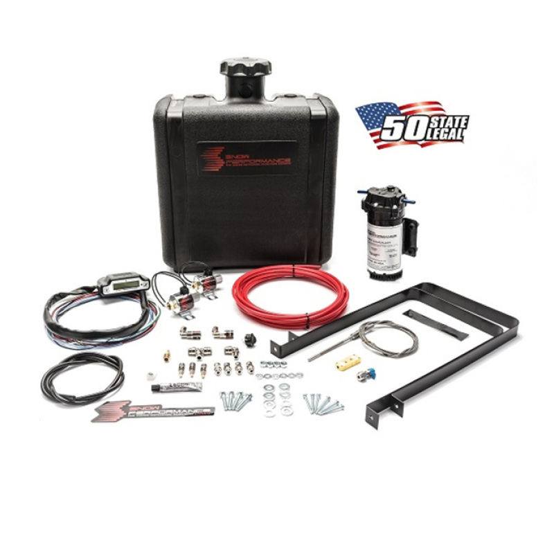 Snow Performance Stg 3 Boost Cooler Water Injection Kit TD (Red Hi-Temp Tubing and Quick Fittings) - SNO-50100