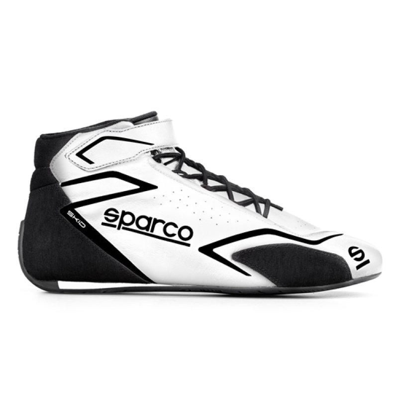 Sparco Shoe Skid 45 WHT/BLK - 00127545BIBI