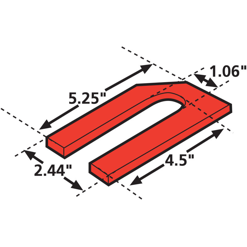 SPC Performance PREVST H/L SHIM 1/8 (6) - 36092