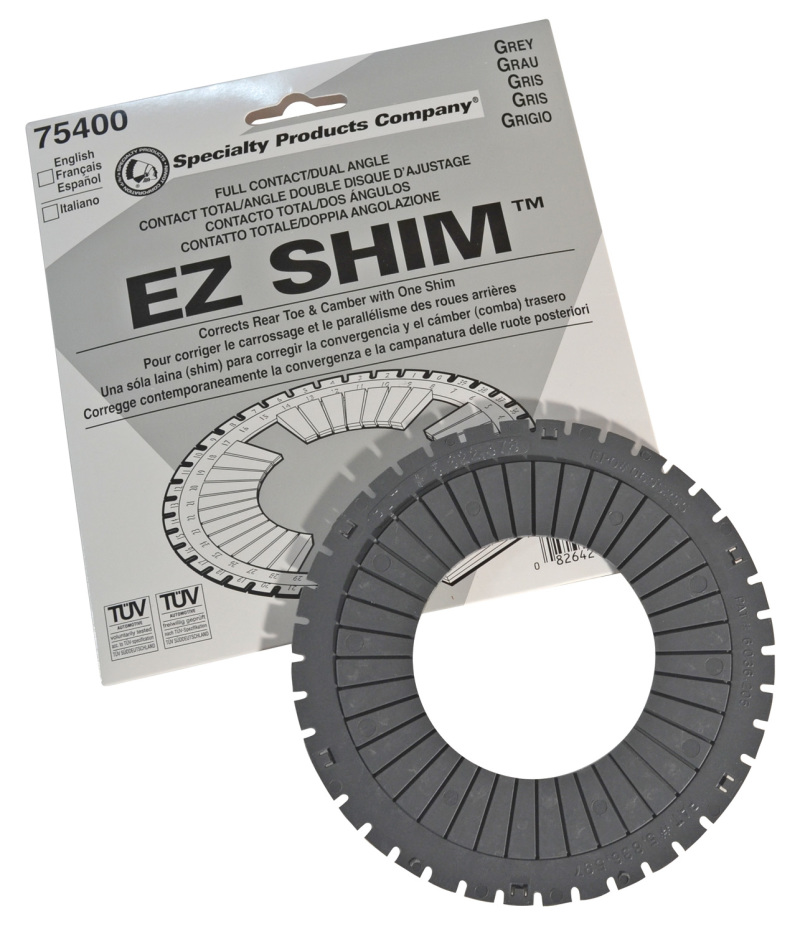 SPC Performance EZ Shim Dual Angle Camber/Toe Shim (Grey) - 75400