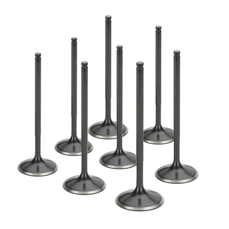 Supertech Honda F22A SOHC Non-VTEC Black Nitrided Intake Valve - Set of 8 - HIVN-F22A-1-8