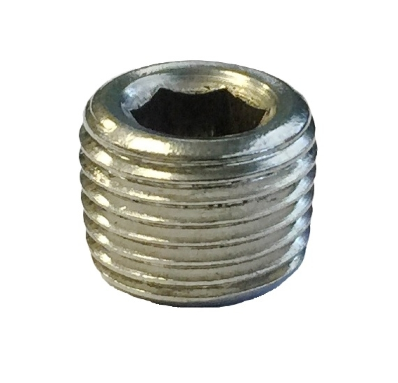 Torque Solution Stainless Steel 1/8 in NPT Plug: Universal Single Plug - TS-NPT-18.1