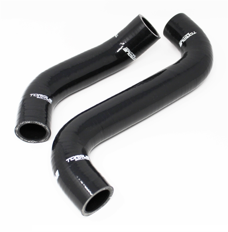 Torque Solution 02-07 Subaru WRX / 04-07 STI Silicone Radiator Hose Kit - Black - TS-SU-466BK