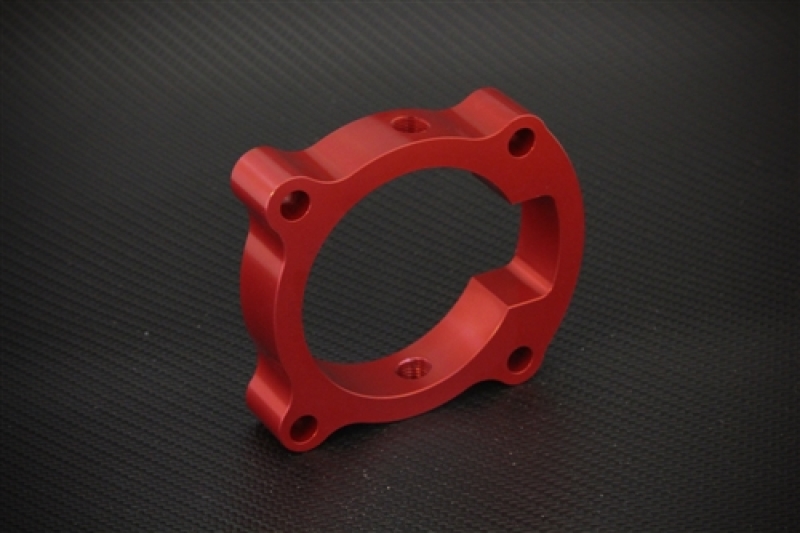 Torque Solution Throttle Body Spacer (Red): Hyundai Genesis Coupe 2.0T 10-12 - TS-TBS-018R