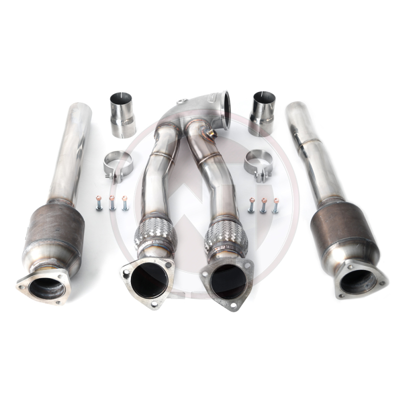 Wagner Tuning Audi TTRS 8S/RS3 8V SS304 Downpipe Kit w/Catted Pipes - 500001028.KAT