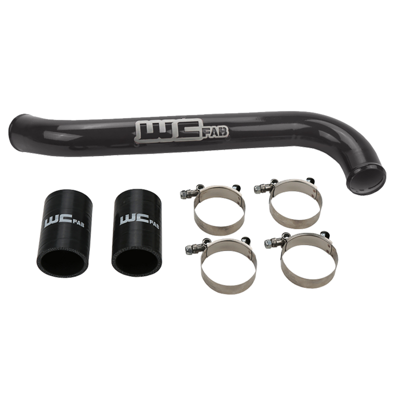 Wehrli 17-19 Chevrolet 6.6L L5P Duramax Upper Coolant Pipe - Gloss Black - WCF100742-GB