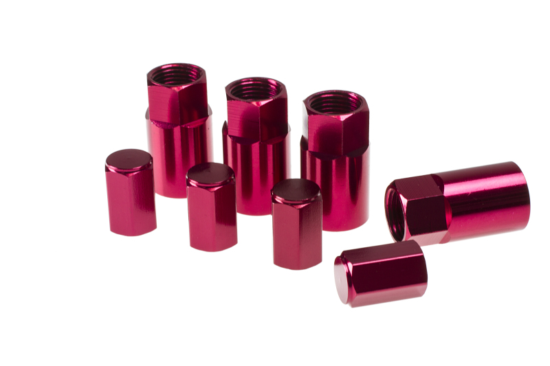 Wheel Mate Aluminum TPMS Valve Stem Cover - Red Anodize - 45930R