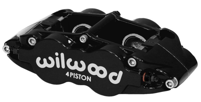 Wilwood Caliper-Forged Superlite 4R 1.38/1.38in Pistons 1.10in Disc, Black - 120-14056-BK