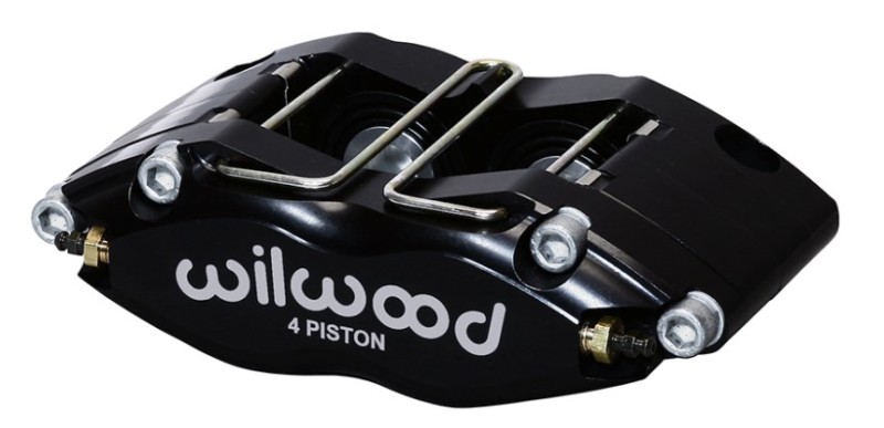 Wilwood Caliper-Dynapro Radial-Black Pwdr 1.25in Pistons 0.81in Disc - 120-7374-BK