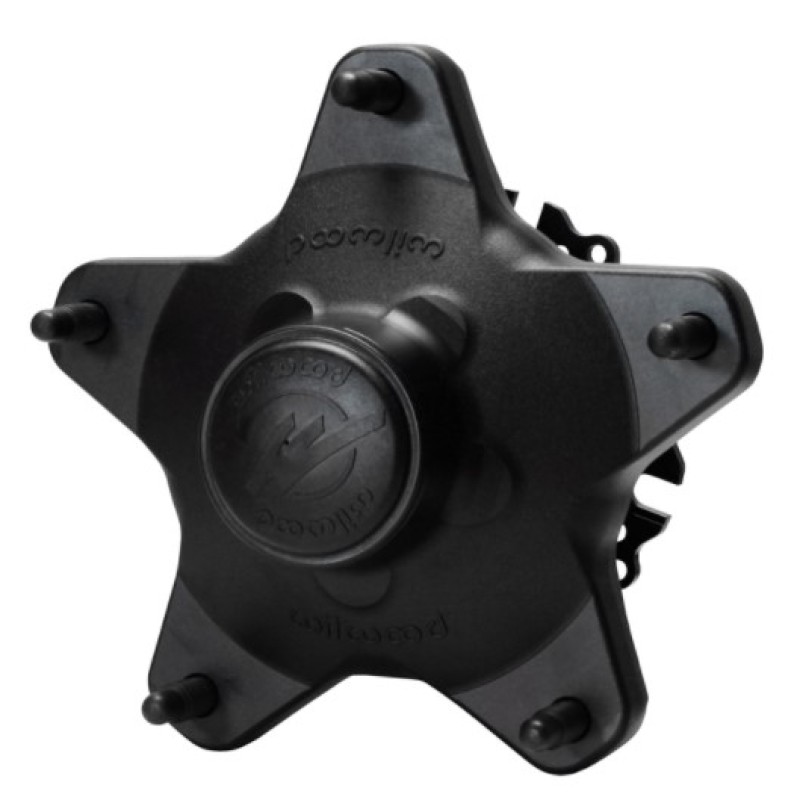 Wilwood Hub-Starlite 55XD Front w/Snap-Cap & Rotor Plate - STD Offset 5/8 Drilled Studs - 270-12127D