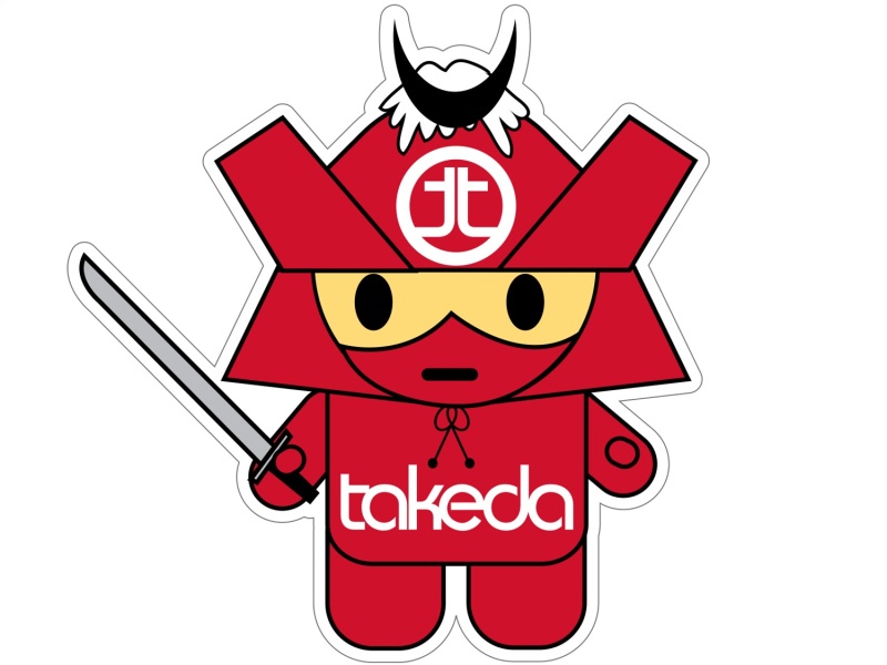 aFe Takeda Mascot Decal (4-1/2in x 4-1/2in) - TP-7003D