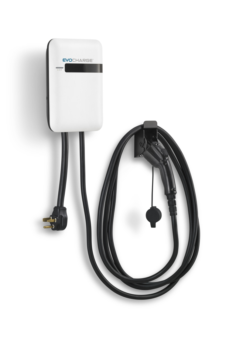 EvoCharge EVSE Single Port Wall 18ft Cable - EVC3AA0A2E1A1