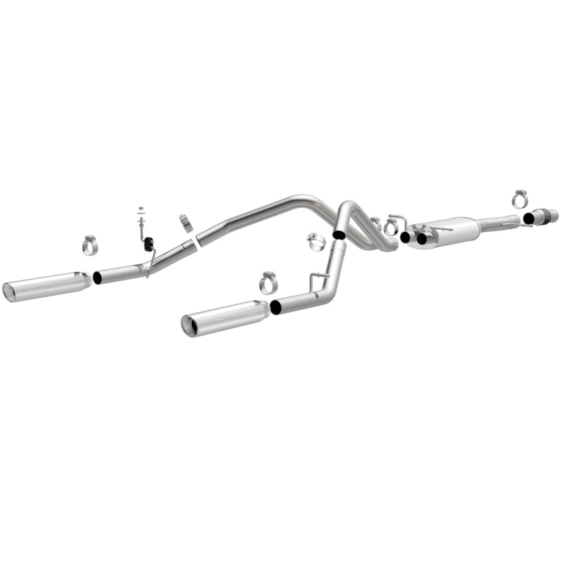 Magnaflow 14 Chev Silverado V8 5.3L SC Cab Dual Split Rear Exit SS Cat Back Perf Exhaust - 15278