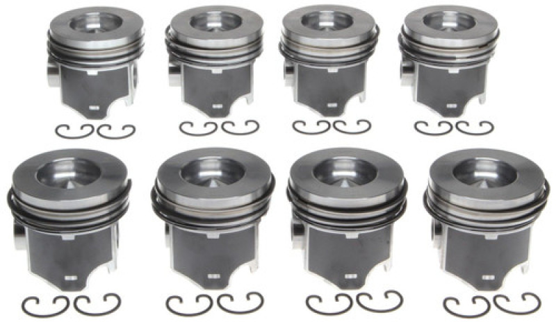 Mahle OE GMC Pass & Trk 350 5.7L Eng 1971-93 Same as 2243556 (Ext 8 Pack) .020 Piston Set (Set of 8) - 2242694020