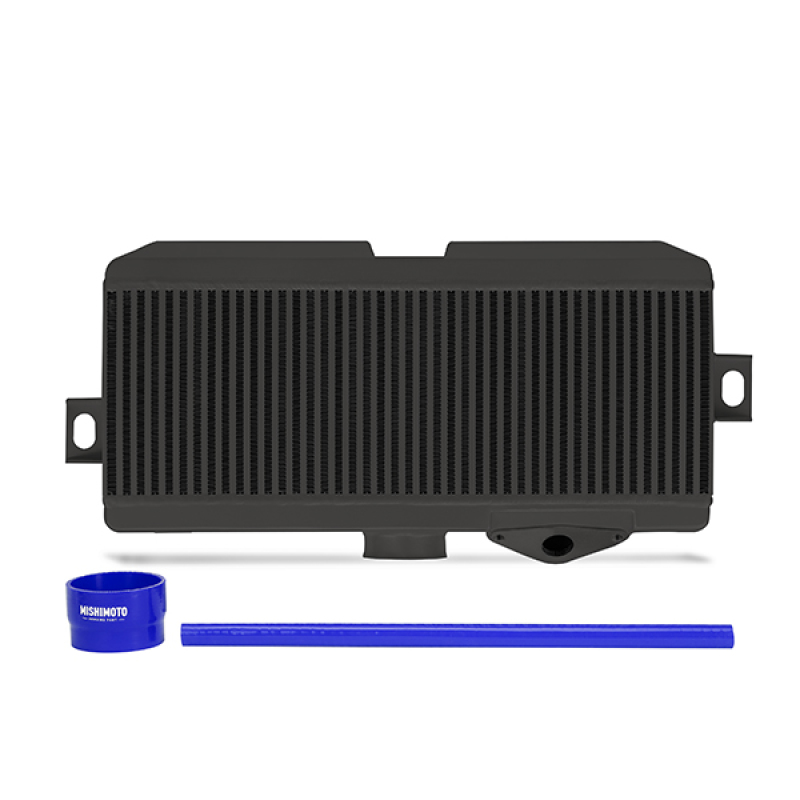 Mishimoto Subaru 08-15 WRX STi Top-Mount Intercooler Kit - Powder Coated Black & Blue Hoses - MMTMIC-STI-08BKBL