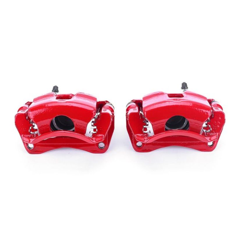 Power Stop 98-02 Chevrolet Prizm Front Red Calipers w/Brackets - Pair - S2048