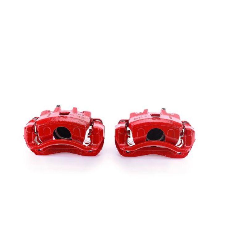 Power Stop 10-13 Kia Soul Front Red Calipers w/Brackets - Pair - S2998