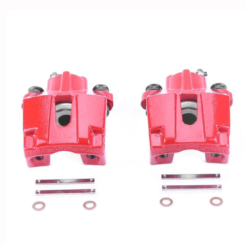 Power Stop 03-11 Ford Crown Victoria Rear Red Calipers w/o Brackets - Pair - S4850