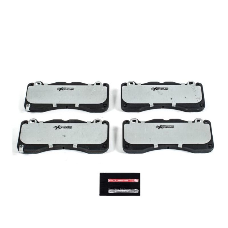 Power Stop 15-19 Ford Mustang Front Z26 Extreme Street Brake Pads w/Hardware - Z26-1792