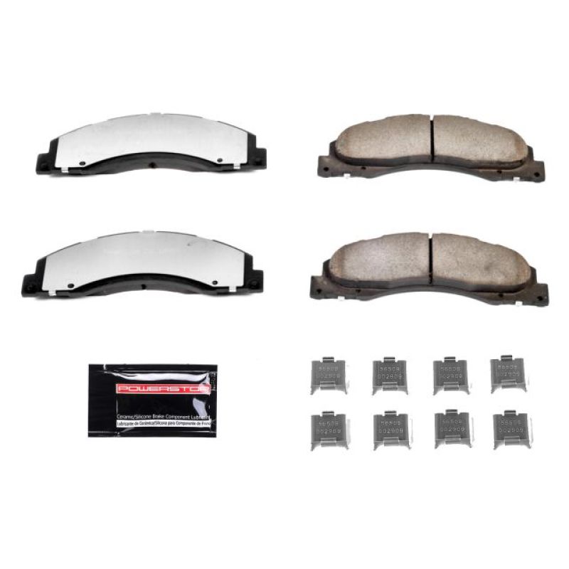 Power Stop 08-14 Ford E-150 Front Z36 Truck & Tow Brake Pads w/Hardware - Z36-1328