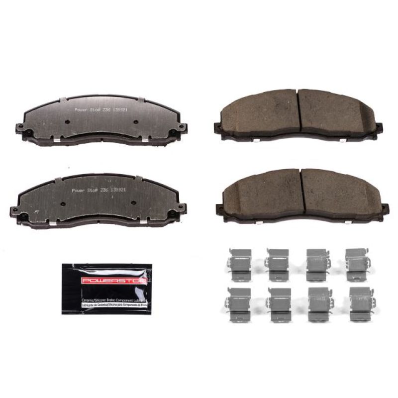 Power Stop 12-19 Ford F-250 Super Duty Front Z36 Truck & Tow Brake Pads w/Hardware - Z36-1680