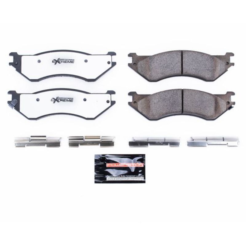 Power Stop 01-08 Dodge Ram 2500 Rear Z36 Truck & Tow Brake Pads w/Hardware - Z36-702A