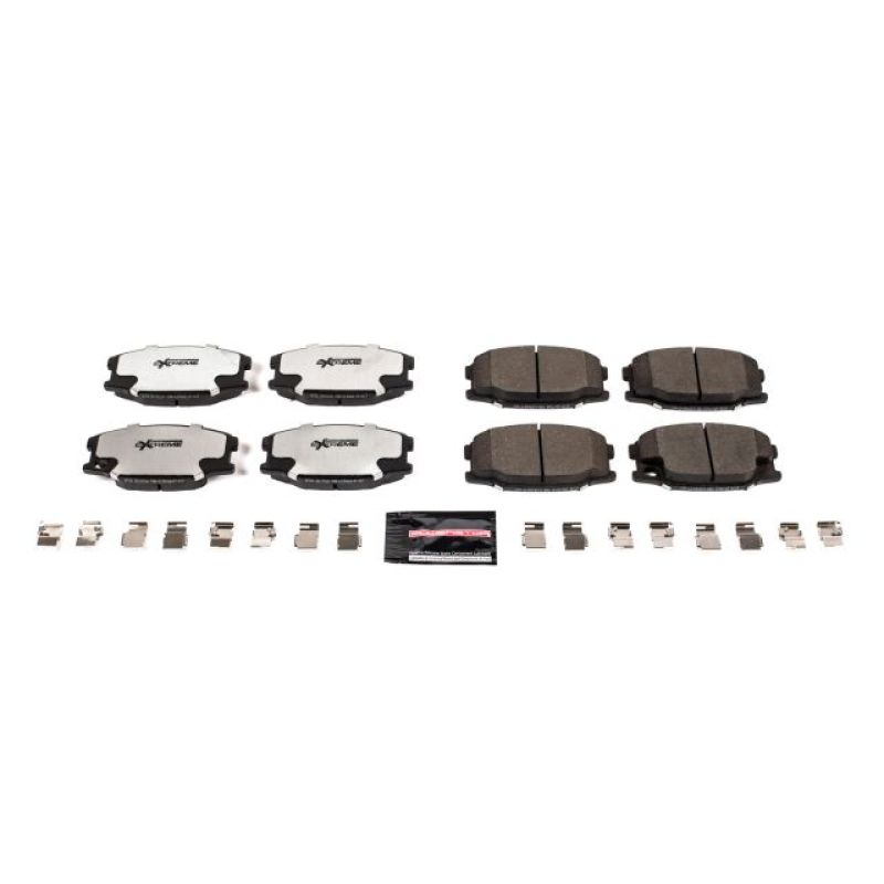 Power Stop 2001 Mitsubishi Fuso FE-CA Front or Rear Z36 Truck & Tow Brake Pads w/Hardware - Z36-734