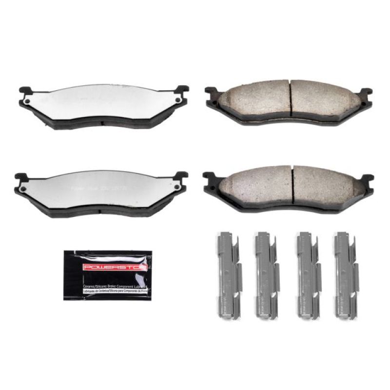 Power Stop 2002 Ford E-550 Super Duty Front or Rear Z36 Truck & Tow Brake Pads w/Hardware - Z36-777