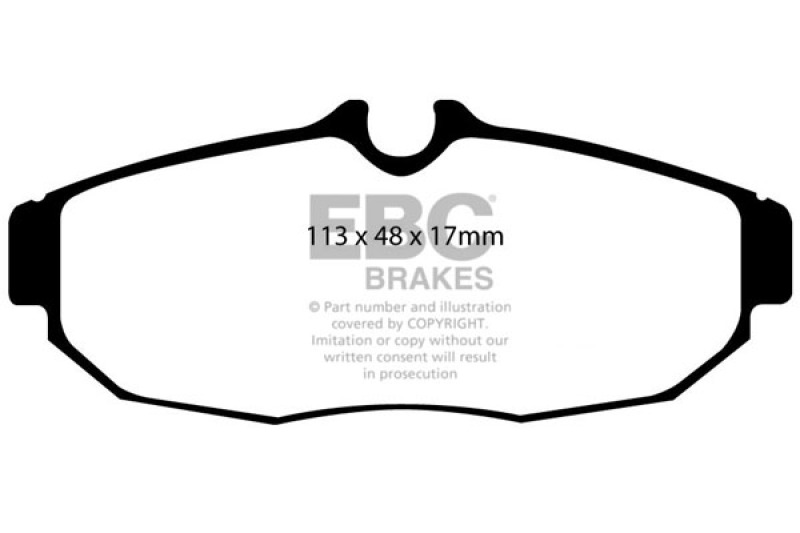 EBC 05-10 Ford Mustang 4.0 Ultimax2 Rear Brake Pads - UD1082