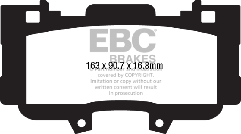 EBC brake Ultimax2 brake Pads - UD1784