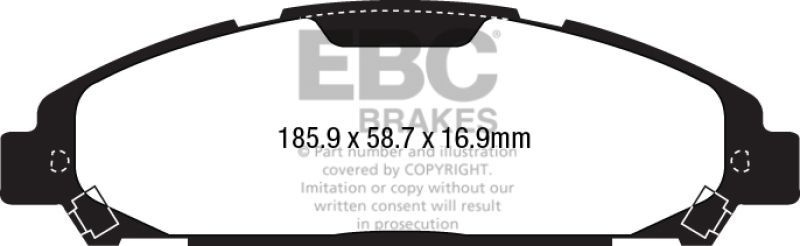 EBC brake Ultimax2 brake Pads - UD1791