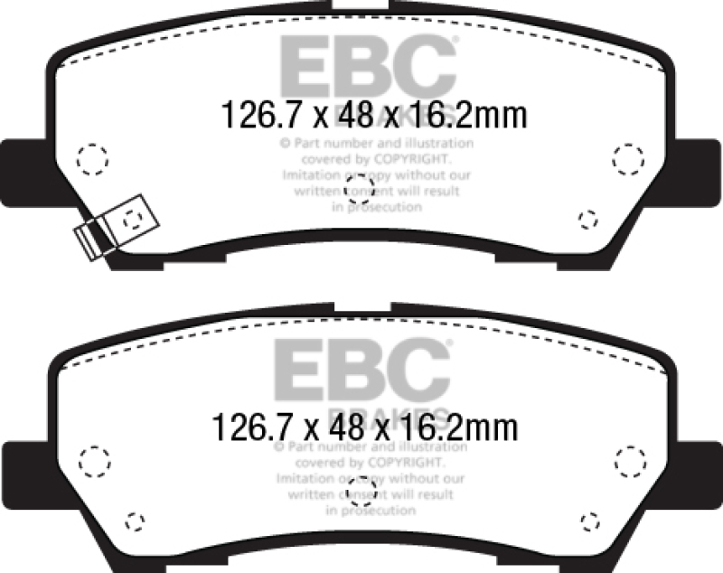 EBC brake Ultimax2 brake Pads - UD1810