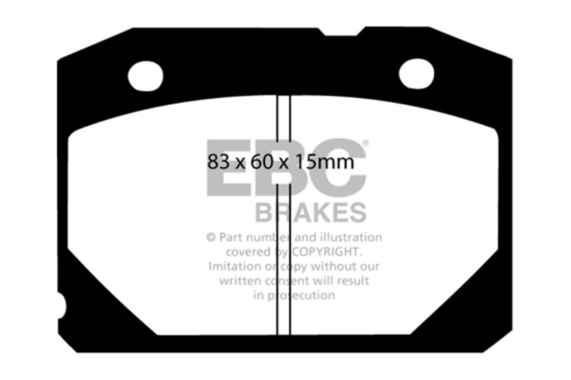 EBC 2018+ Jeep Wrangler (JL) Ultimax Rear Brake Pads - UD2172