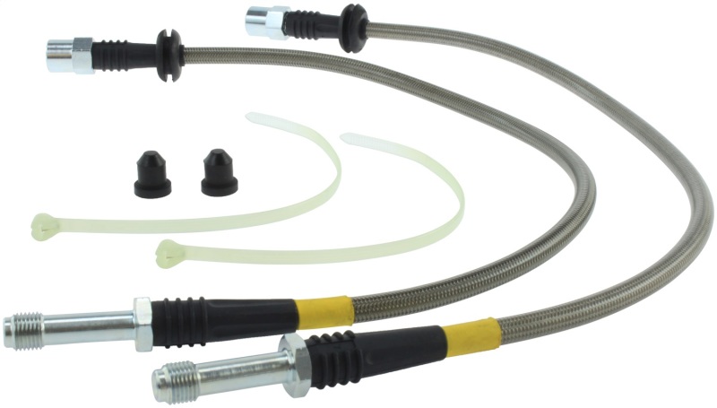 StopTech 94-98 VW Golf Front Stainless Steel Brake Line Kit - 950.33011