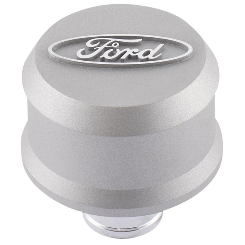 Ford Racing Grey Breather Cap w/ Ford Logo - 302-437