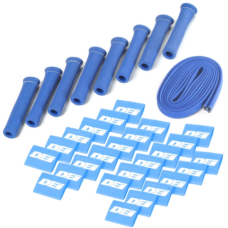 DEI Protect-A-Boot and Wire Kit 8 Cylinder - Blue - 10732