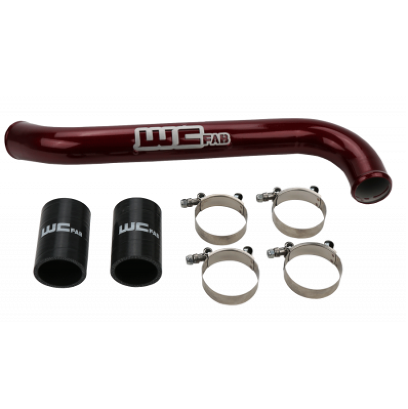 Wehrli 17-19 Chevrolet 6.6L L5P Duramax Upper Coolant Pipe - Bengal Silver - WCF100742-BS