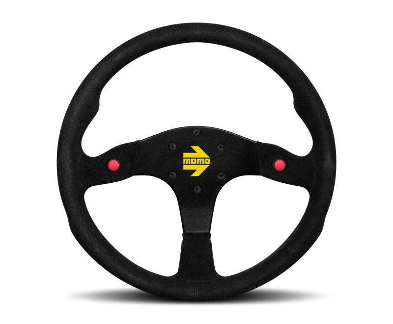 Momo MOD80 Steering Wheel 350 mm -  Black Suede/Black Spokes - R1980/35S