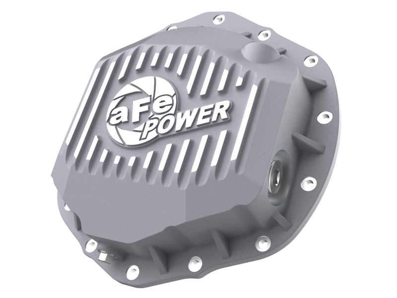 aFe Street Series Rear Differential Cover Raw w/ Machined Fins 20-21 GM Trucks V8-6.6L - 46-71260A