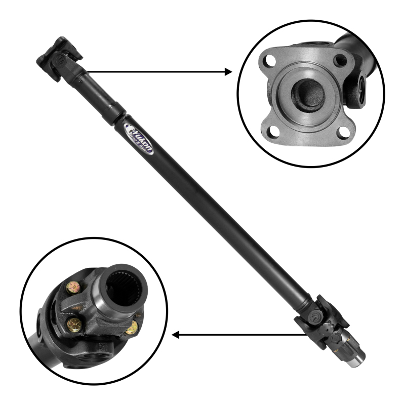 Yukon Performance Front Driveshaft 2018 Jeep JL Sahara 4 Door Auto Selec-Trac - YDS041