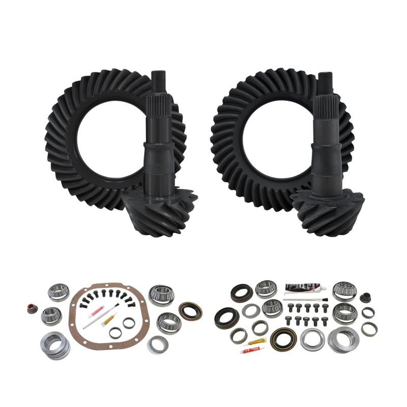 Yukon Gear & Install Kit Package for 15-19 Ford F150 8.8in Front & Rear 3.73 Ratio - YGK121