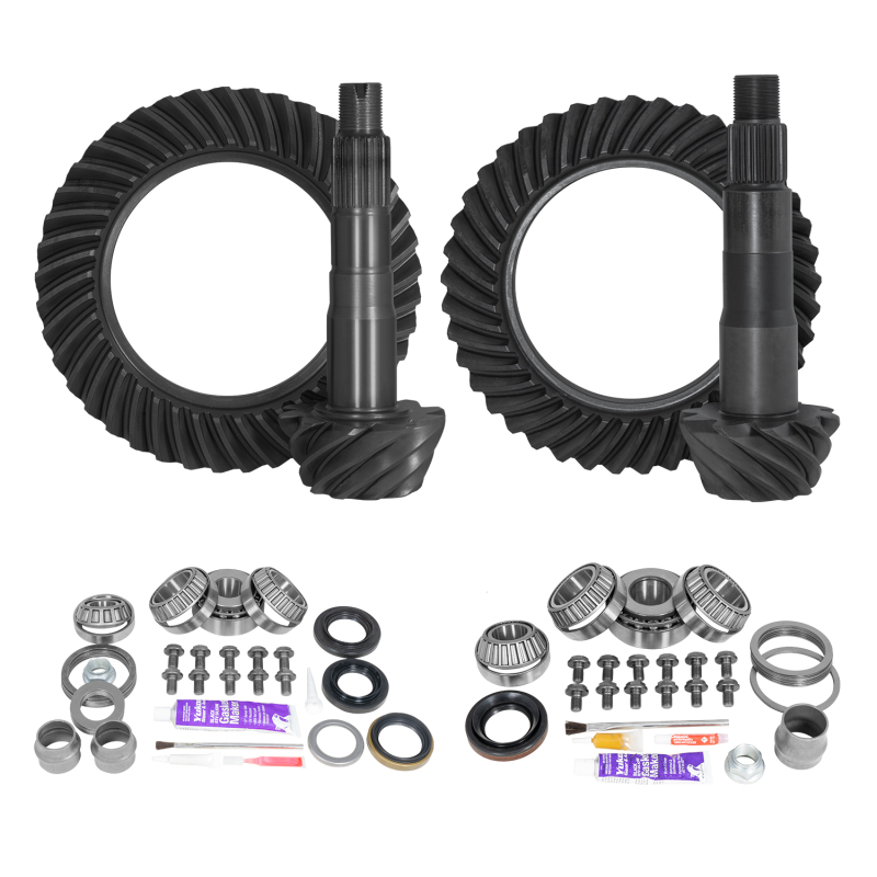 Yukon Ring & Pinion Gear Kit Front & Rear for Toyota 8.2/8IFS Diff (w/o Factory Locker) 4.88 Ratio - YGKT008-488-3