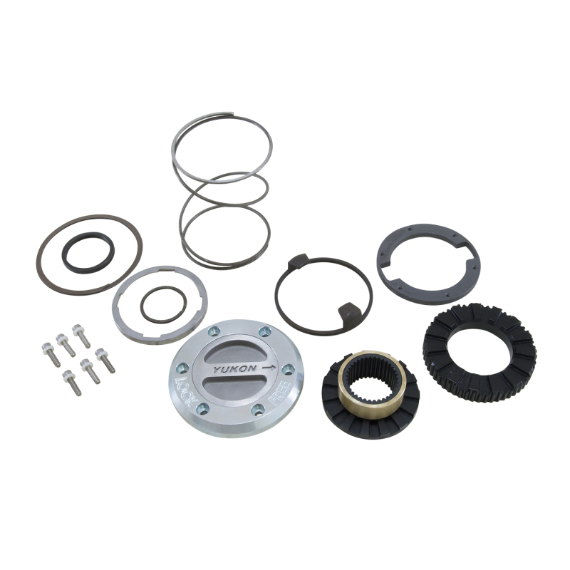 Yukon Hardcore Locking Hub Set for 94-99 Dodge Dana 60 w/Spin Free Kit 1 Side Only - YHC71008