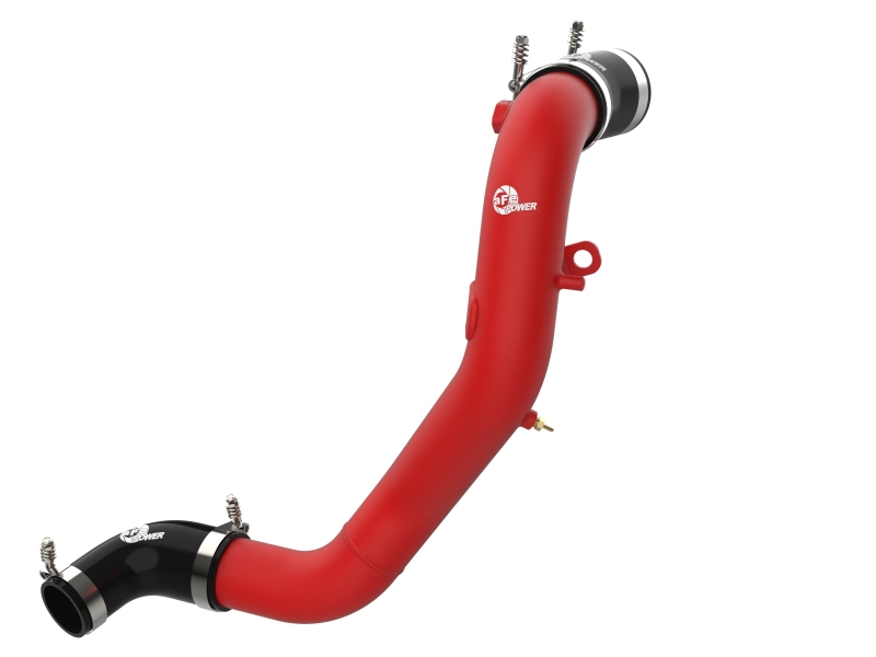 aFe Kia Stinger 18-22 V6-3.3L (tt) BladeRunner Cold Charge Pipe- Red - 46-20509-R