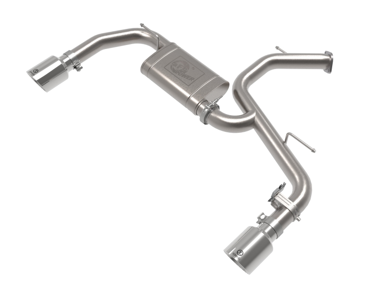 aFe Takeda 22-23 Hyundai Elantra N L4-2.0L (t) 3in 304 SS Axle-Back Exhaust w/ Polished Tips - 49-37027-P
