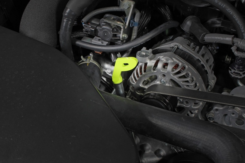 Perrin Subaru Dipstick Handle P Style - Neon Yellow - PSP-ENG-720NY