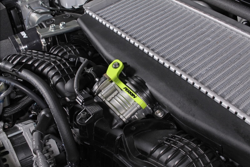 Perrin 2022+ Subaru WRX/19-23 Ascent/Legacy/Outback Top Mount Intercooler Bracket - Neon Yellow - PSP-ITR-331NY